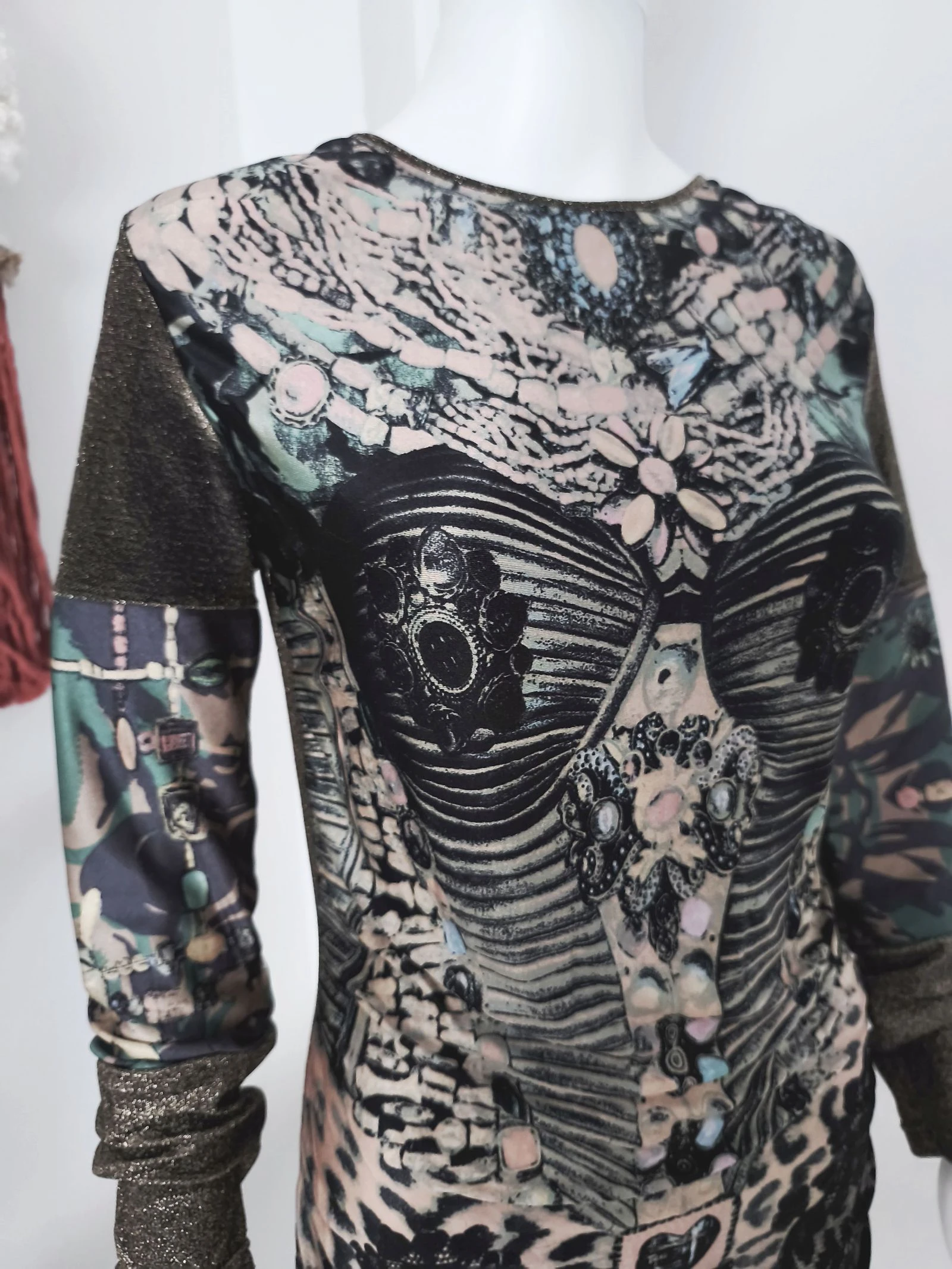 Christian LaCroix Bazaar T L. Editie Vintage/Lurex Truitje/Jurkje – photo 4